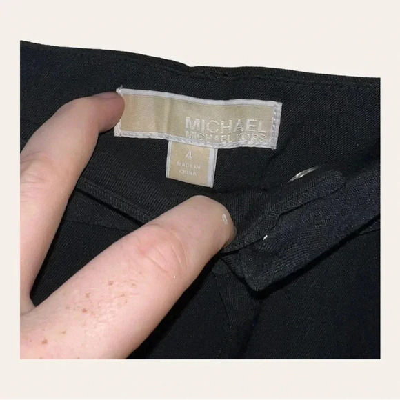 0405. MICHAEL MICHAEL KORS BLACK IN COLOR TROUSERS FLARE LEG SIZE‎ 4 - Picture 5 of 9